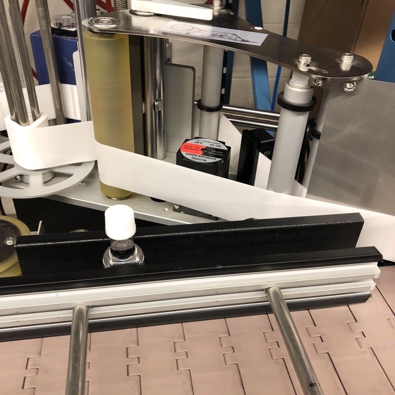 Automated labelling equipment at Premium Bottlers